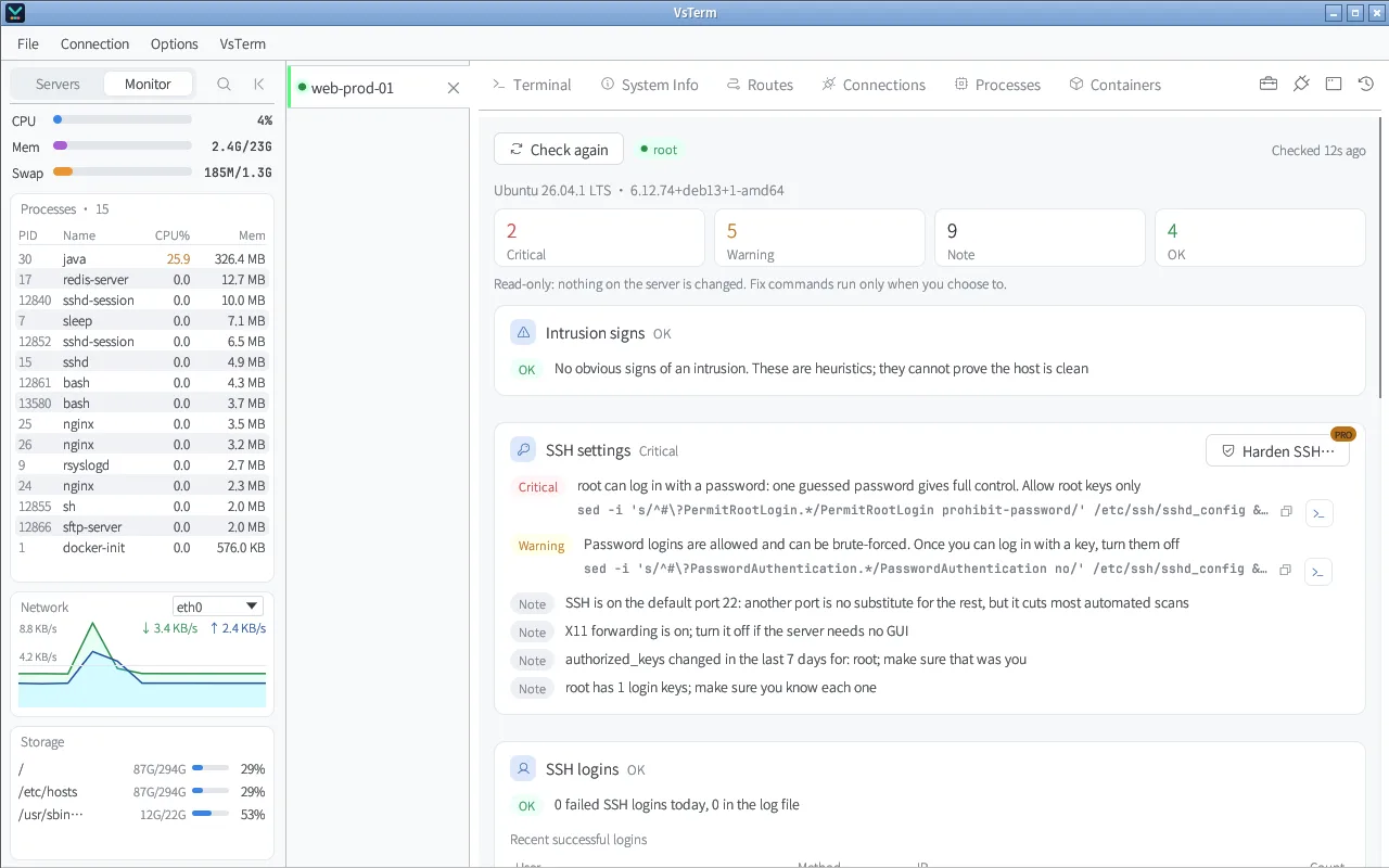 VsTerm Security audit